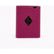 Grande Hakiki Deri Erkek Kartlık Cüzdan Pembe 850