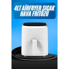 Allians 4l Hava Fritözü, Yağsız ve Pratik Pişirme, Uzun Ömürlü, Taşınabilir