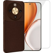 Teleplus Honor Magic 8 Lite Kılıf Negro Karbon Tasarım Kılıf ve Nano Ekran Koruyucu