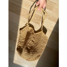 Rabika Lale Model Hasır Çanta