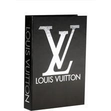 Rawliving Lv Siyah Gümüş Dekoratif Kitap Kutu