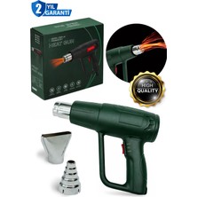 PremiumPort Darbeye Dayanıklı Bakır Sargılı 2 Devirli Sıcak Hava Tabancası