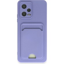 Buğz Xiaomi Redmi Note 12 4g Kılıf Kelvin Kartvizitli Silikon - Lila