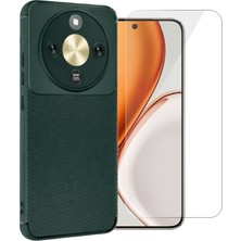 Teleplus Honor Magic 8 Lite Kılıf Negro Karbon Tasarım Kılıf ve Nano Ekran Koruyucu