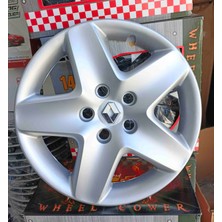 Yk Renault Fluence / Megane Uyumlu 16 Inç Jant Kapağı 4'lü Takım Amblem Hediyeli