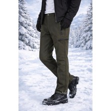 Vatan Tekstil Içi Polarlı Kışlık Ithal Softshell Rüzgar Geçirmez Su Itici Kumaş Erkek Pantolon