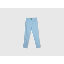 United Colors Of Benetton Mavi Kadın / Kız Kdn_elastanlı Basic Chino Pantolon Model Kodu: ( 4GD7DF0612K3)