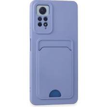 Buğz Xiaomi Redmi Note 12 Pro 4g Kılıf Kelvin Kartvizitli Silikon - Lila