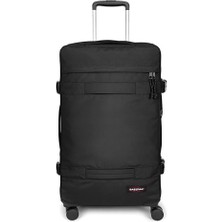 Eastpak Orta Boy Transit'r 4 M 8 Tekerlekli Çekçekli Valiz Black