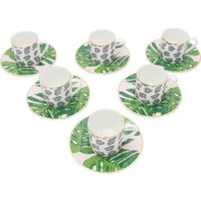 Porland Africa Desen1 Kahve Takımı 12 Parça