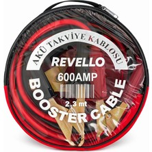 Revello 600 Amper 2.3 Metre Çantalı Sağlam Akü Takviye Kablosu (Fırsat Ürünü)