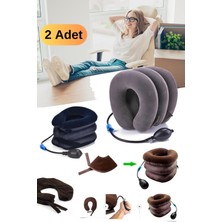 Özbience 2 Adet 3 Katlı Oturma Bozukluğu Ortopedik Şişme Pratik Boyunluk Yastık