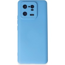 Buğz Xiaomi Mi 13 Pro Kılıf Nano Içi Kadife Silikon - Mavi