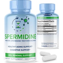 Maxlife Naturals Spermidine With Trihydrochloride Brain Cell Repair Anti Aging 3hcl 10MG - 120 Caps