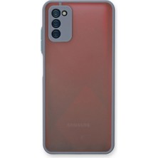 Buğz Samsung Galaxy A03S Kılıf Montreal Silikon Kapak - Gri