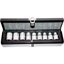 10 Parça 1/2inç Cr-V E Tipi Torx Lokma Seti