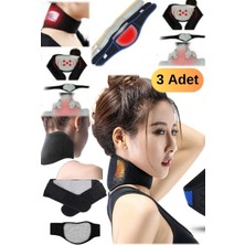 Özbience Turmalin Koruyucu Boyun Seti, 3'lü Manyetik Isı Pedleriyle Rahatlık