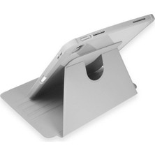 Buğz Ipad 10.2 (7.nesil) Kılıf Ling 360 Kalemlikli Tablet Kılıf - Gri