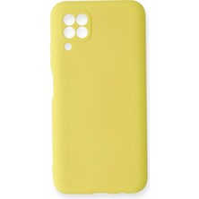 Buğz Huawei P40 Lite Kılıf Nano Içi Kadife Silikon - Sarı