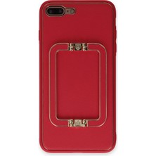 Buğz Iphone 7 Plus Kılıf Coco Elit Kapak - Kırmızı