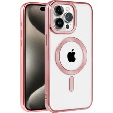 Buğz Iphone 14 Pro Max Kılıf Kronos Magsafe Kapak - Rose Gold