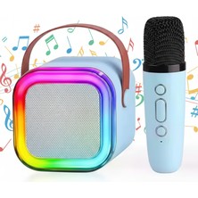 Bategen Yıldızların Sahnesi Rgb Işıklı Karaoke Ses Değiştirme Efektli Eğlence Seti