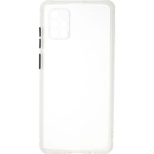 Buğz Samsung Galaxy A71 Kılıf Miami Şeffaf Silikon - Şeffaf