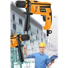 PremiumPort Yüksek Performanslı Metal Darbeli Matkap, 13 Mm, Devir Ayarlı, Hızlı Çalışma