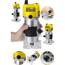 PremiumPort 3000W 6 Kademe Devir Ayarlı Formika Traşlama Freze Makinesi