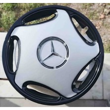 Yk 15 Inç Mercedes Araçlarla Uyumlu Universal Jant Kapağı 4'lü Takım