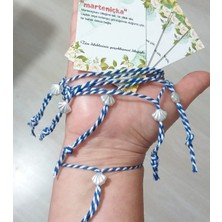 Funny Takı Altı Adet Marteniçka Kartı Istiridyeli Marteniçka Bileklik