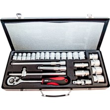 26 Parça 1/2inç Yildiz Cr-V Lokma Seti