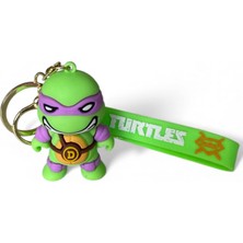 Çerçi Melek Çizgi Film Tarzı Ninja Karakterler Figürlü Anahtarlık / Çanta Süsü – 6 cm