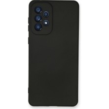 Buğz Samsung Galaxy A53 5g Kılıf Nano Içi Kadife Silikon - Siyah