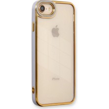 Buğz Iphone 7 Kılıf Liva Lens Silikon - Lila