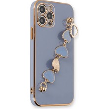 Buğz Iphone 12 Pro Max Kılıf Esila Silikon - Gri