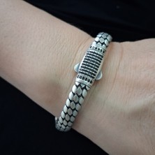 Bir Gümüş Aşkı Yeni Model Gümüş Erkek Bileklik