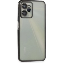 Buğz Realme C35 Kılıf Razer Lensli Silikon - Siyah