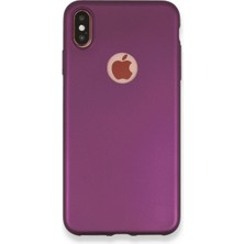 Buğz Iphone Xs Max Kılıf First Silikon - Mürdüm