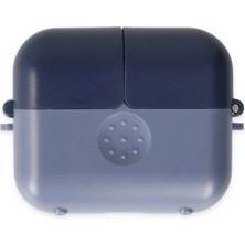Buğz Airpods 3 (3.nesil) Basmalı Kılıf - Mavi-Lacivert