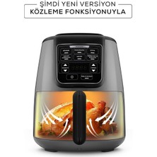 Allians Air Pro Cook Köz Xl Airfryer Space Gray 4 Kişilik Sağlıklı Pişirme