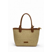 Kriste Bell Kadın Çanta Hasır Taba 7442-H