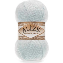 Alize Angora Gold (5 Adet) 514 Buz Mavisi Renk El Örgü Ipliği