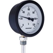 PremiumPort Daldırma Termometresi, 0-120°C, 100MM Çap, 10CM Boy, Yüksek Hassasiyet