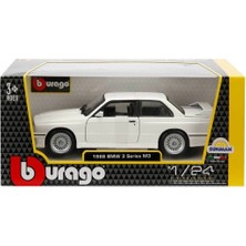 Eco Lounge 21100 Burago 1:24 Bmw M3 1988 Model Araba