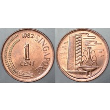 Banknoting Singapur 1 Cent 1982 Çil(-)