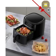 Allians 6l Akıllı Airfryer, OLED Ekran, Programlı Pişirme, Çift Katmanlı Kaplama