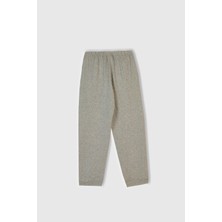 United Colors Of Benetton Gri Melanj Erkek E_üstü Disney Baskılı Altı Paçası Lastikli Pijama Takımı Model Kodu: ( 3VR50P08Z501)