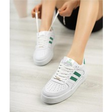 Zubiy Kadın & Erkek Klasik Bağcıklı Ortopedik Spor Sneaker Ayakkabı
