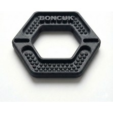 But First Dog Isme Özel Altıgen Köpek Diş Kaşıma Oyuncağı - Siyah Medium Boy Normal Sertlik